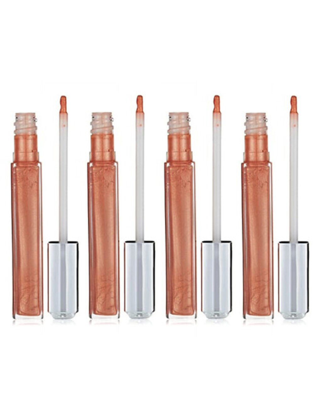 Lot of 4: NEW Revlon Ultra HD Lip Lacquer Lip Gloss in 555 Amber (Sealed)